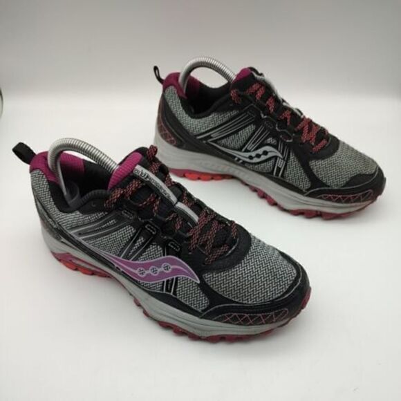 Saucony Excursion TR 10 Trail Sneakers Gray Purple Womens US Size 8.5 S15301-11 - Picture 1 of 9